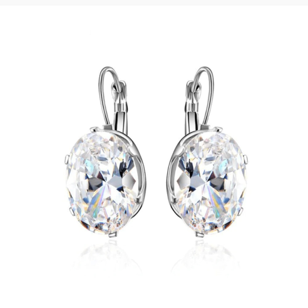 Ivy Oval Cut Earrings