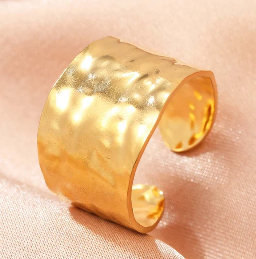 18K Gold Plated Greek Ring