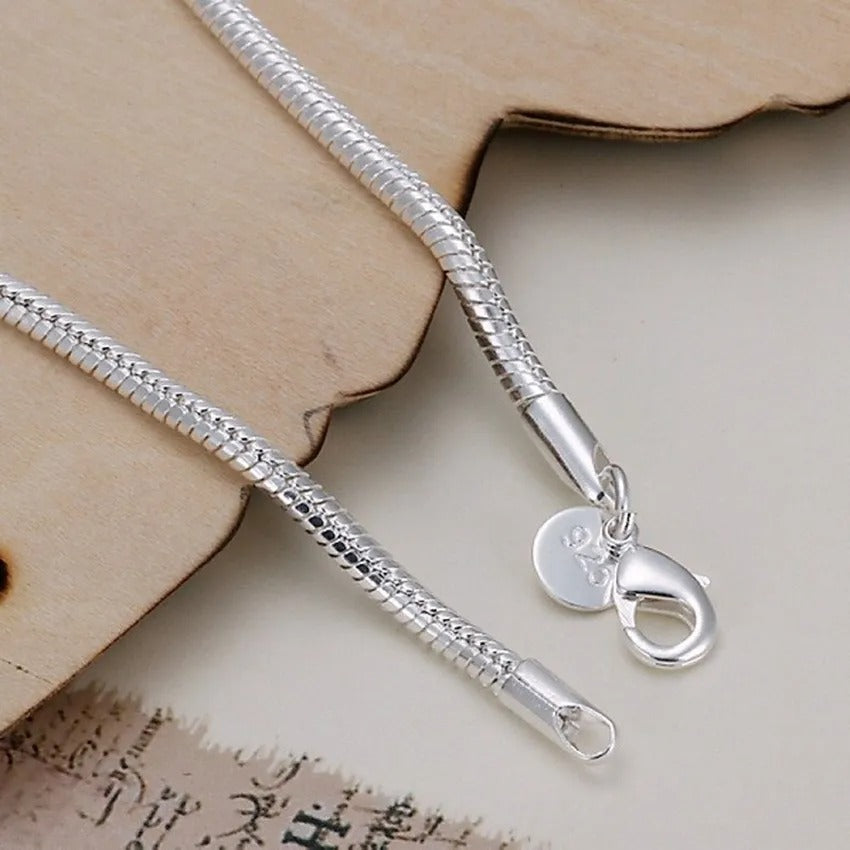 Simple 925 Silver Bracelet with Candle Holder