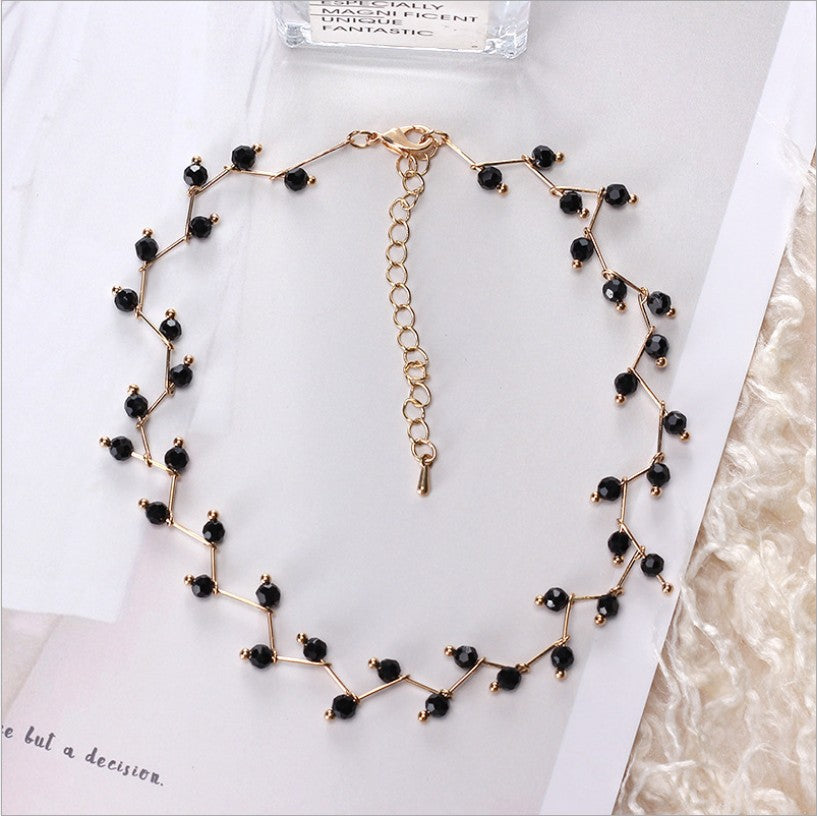 Dark Talise Gem Vine Necklace