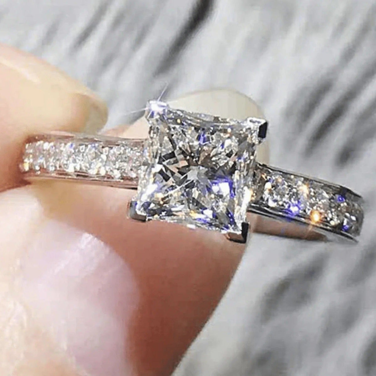 Caliope Princess Cut Ring