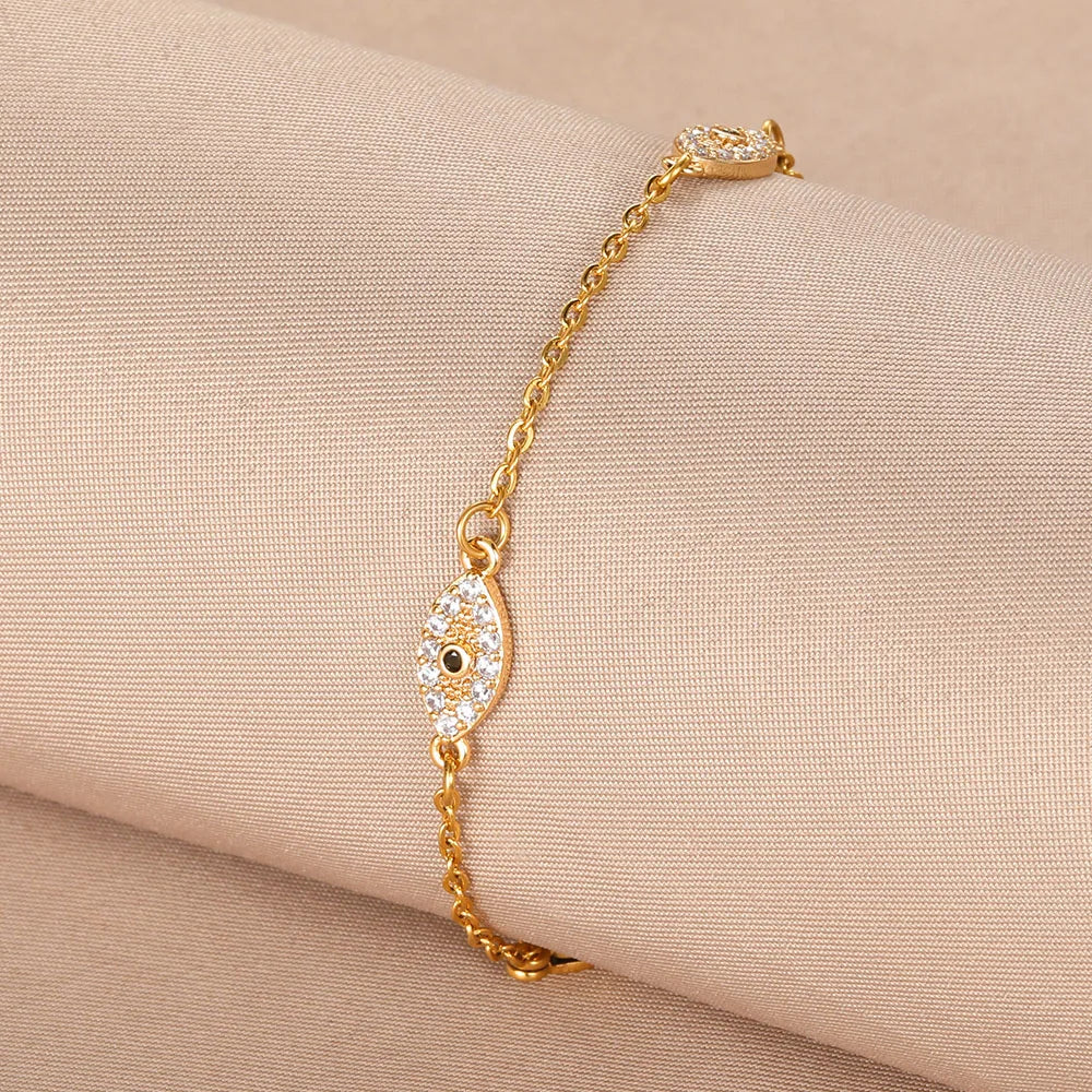 Evil Eye Diamond Bracelet