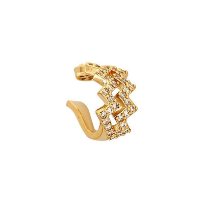 Jessie Zigzag Fist Earrings