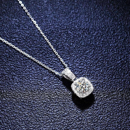 Olivia Cushion Cut Necklace