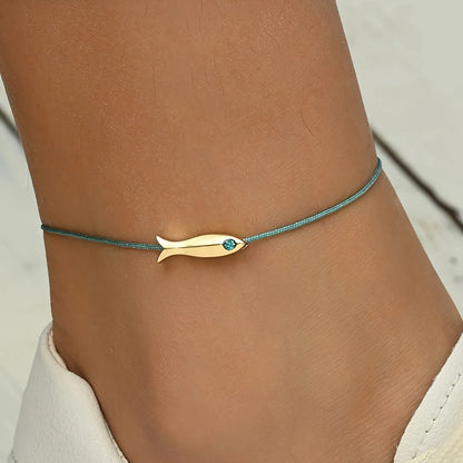 Waterproof Goldfish Anklet