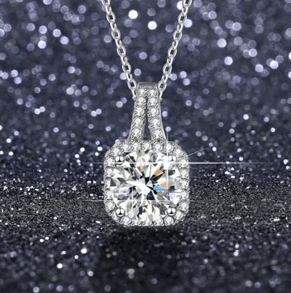 Olivia Cushion Cut Necklace