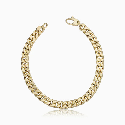 Estate Cuban Bracelet | Gold