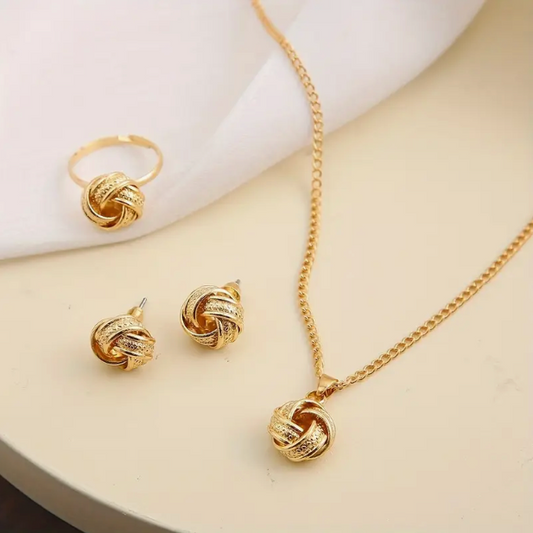 Vintage Boho Knot Design Set
