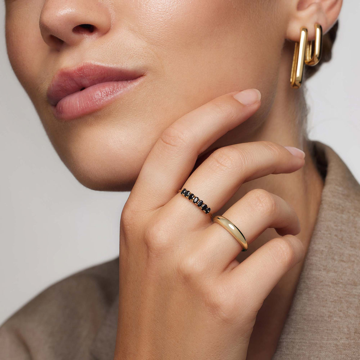 Rock Solid Ring | Gold