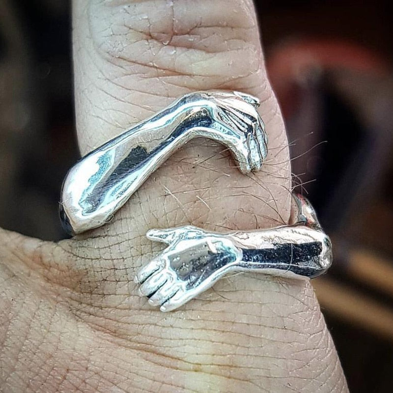 925 Silver 'Embrace' Ring