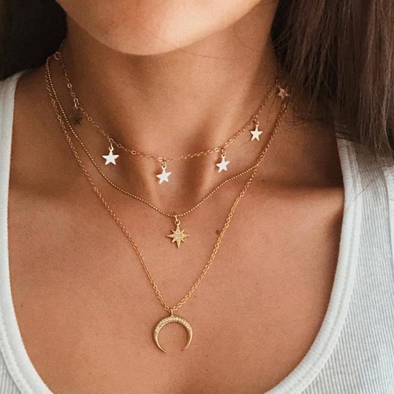 Moon Silver Necklace
