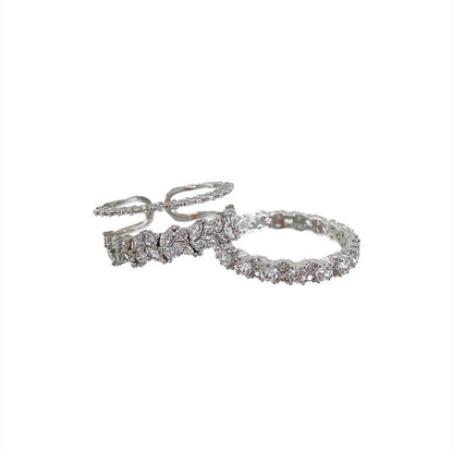 Twin Cascade Rings with Zirconia