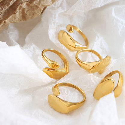 Minimalist Gold Odyssey Ring