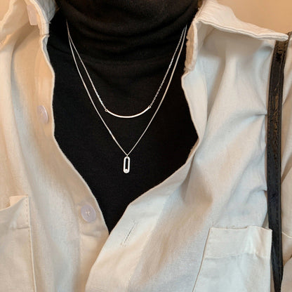 Gia Overlapping Crystal Necklace