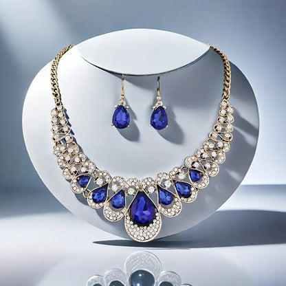 Maevina Zafiros Jewelry Set | Gold