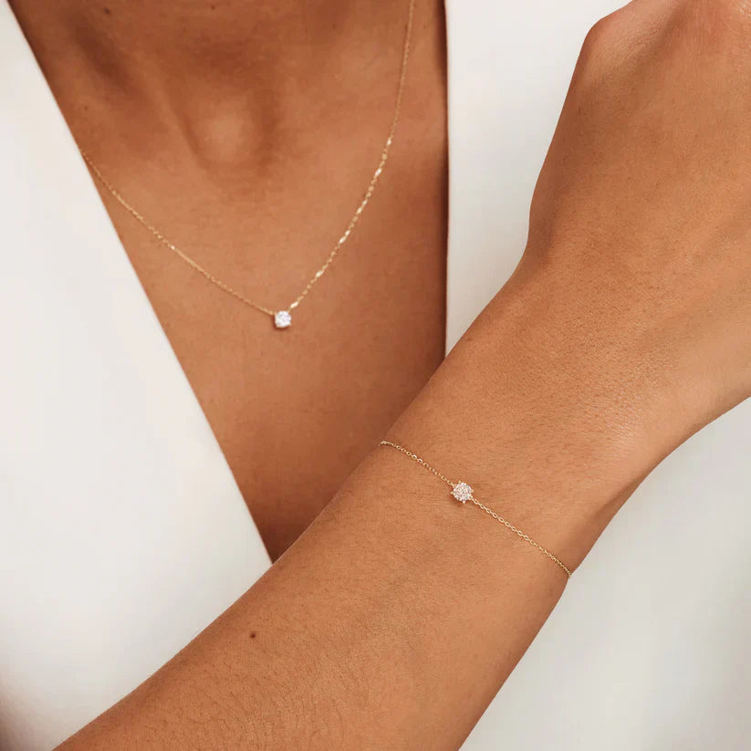 ClÃ©a Moissanite Stone Set | Gold
