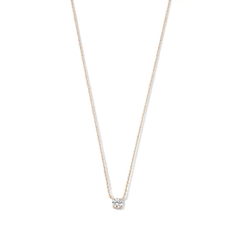 Clea Stone Necklace | White Gold