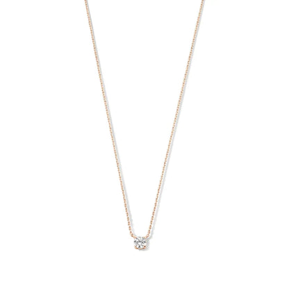 Clea Stone Necklace | White Gold