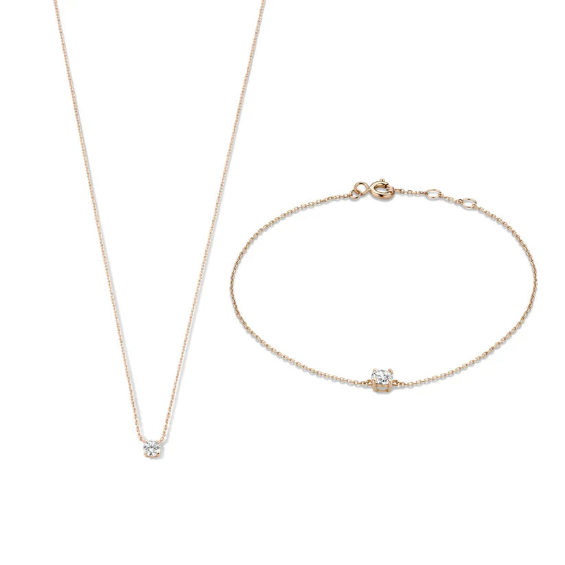 ClÃ©a Moissanite Stone Set | Gold
