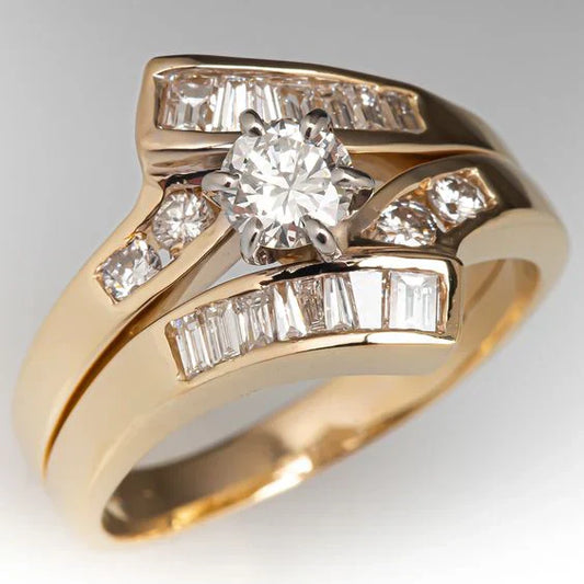 Vintage Gold Diamond Ring