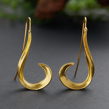 Vintage Gold Hanging Earrings
