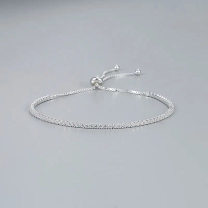 Beautiful 925 Silver Bracelet with Zirconia