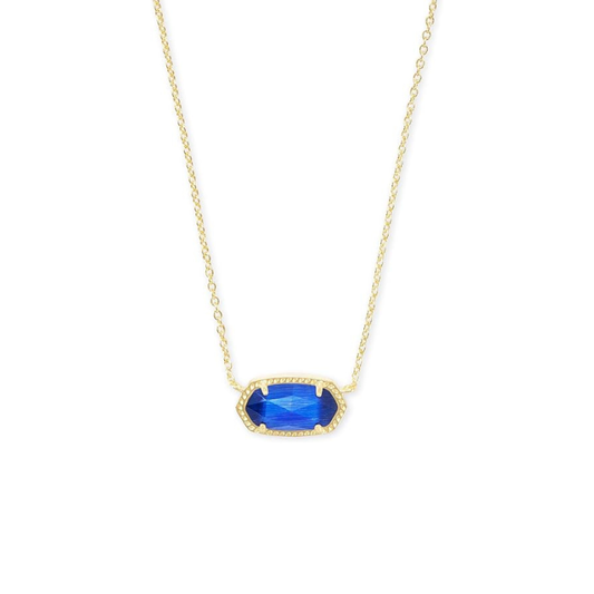 Classic Oval Sapphire Necklace | Gold